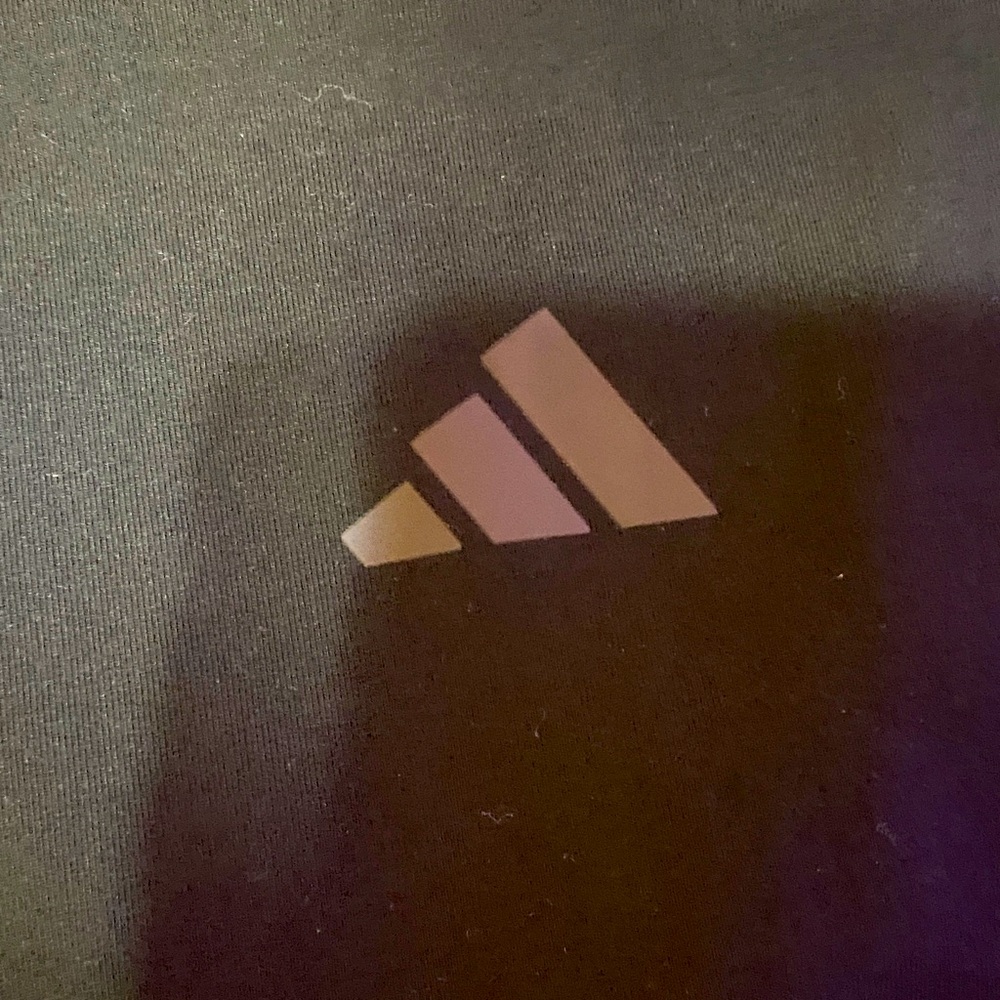 Adidas Black Tee with Subtle Logo